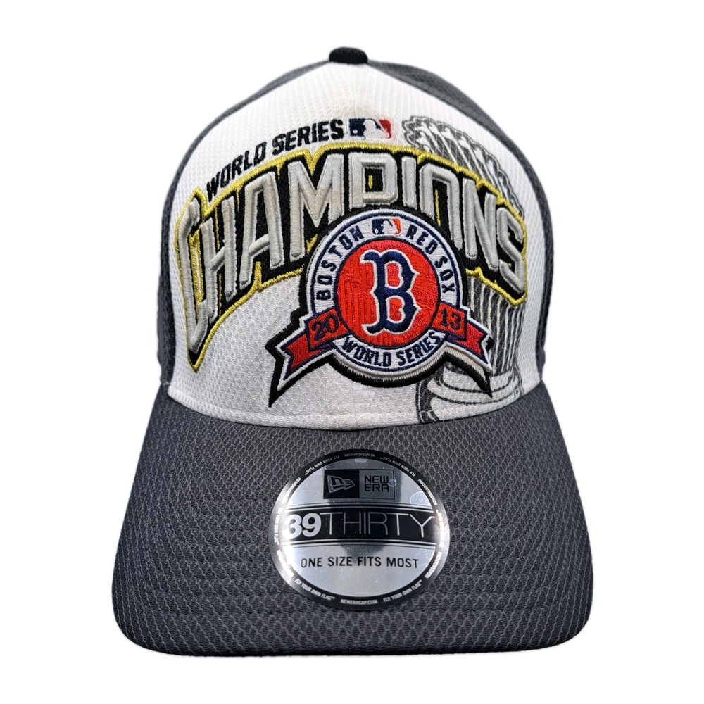 Red Sox 2013 World Series Baseball Hat Cap 39 Thirty One Size Fits Most NWT
